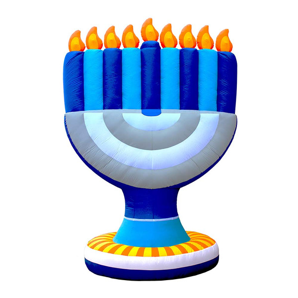 Jumbo "Blow Up"  Chanukah Menorah