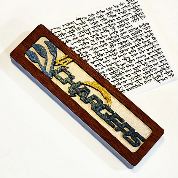 LA Chargers Mezuzah
