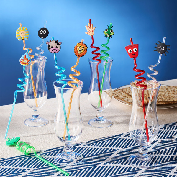 Ten Plagues Straw Set