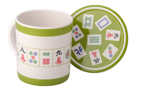 Mah Jongg Melamine Mug And Coaster