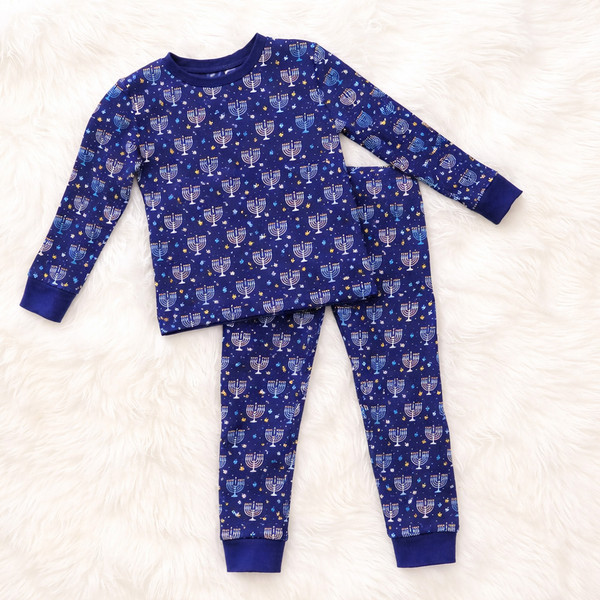2 Piece Chanukah Themed Pajama Set