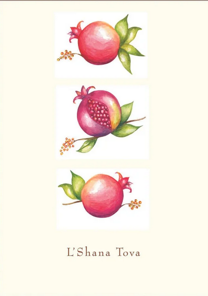 Pomegranate Medley New Year Card