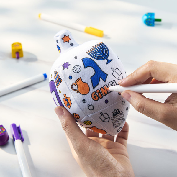 Dreidel Coloring Kit