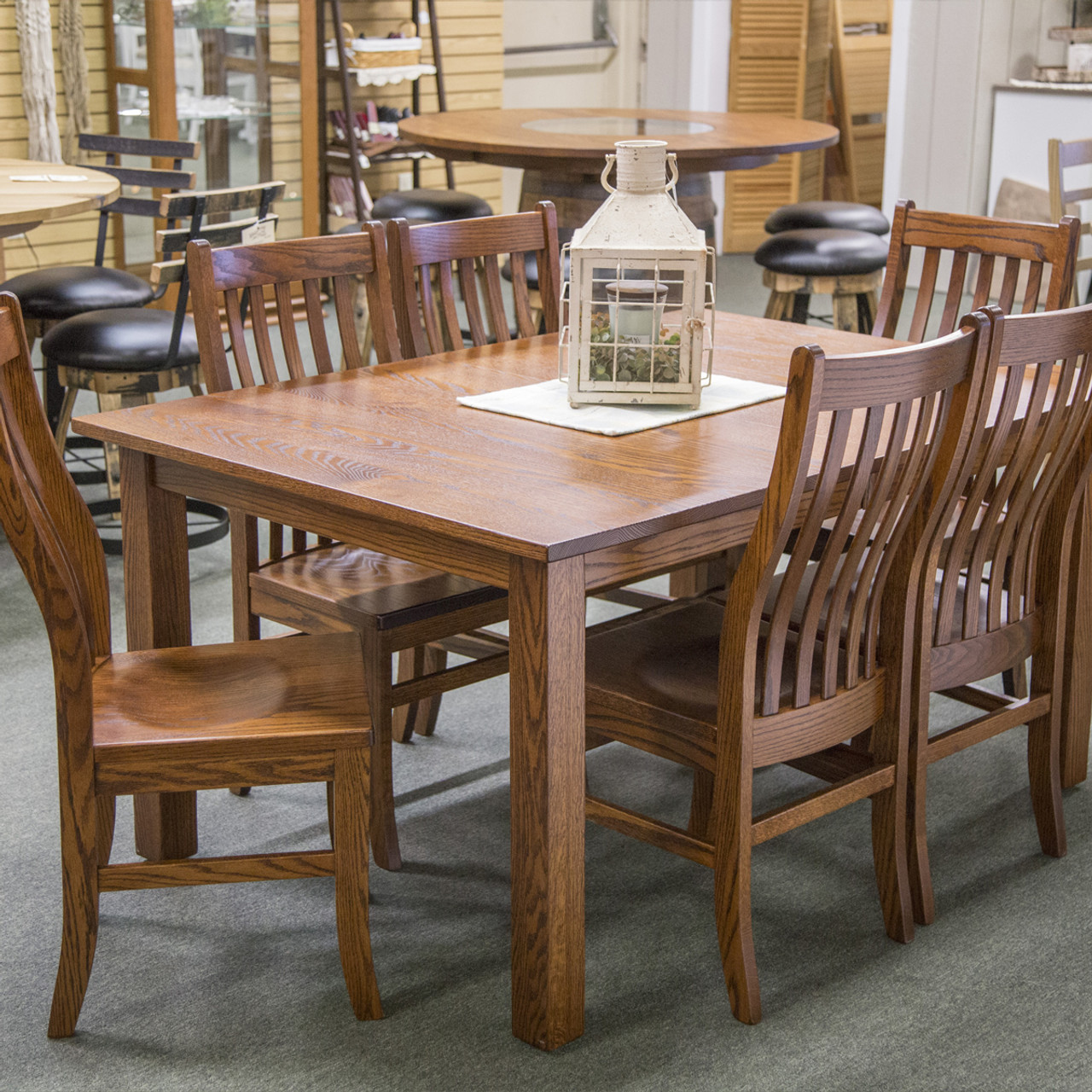 Miller S Mission Table Set Whispering Pines Furniture
