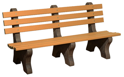 Poly/Concrete Park Bench