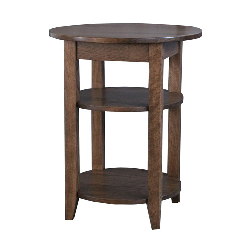 Woodland Tall Round End Table