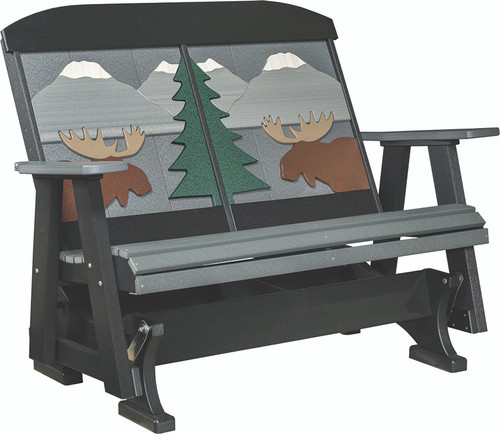 Artscapes Poly Double Glider with Wildlife Inlay