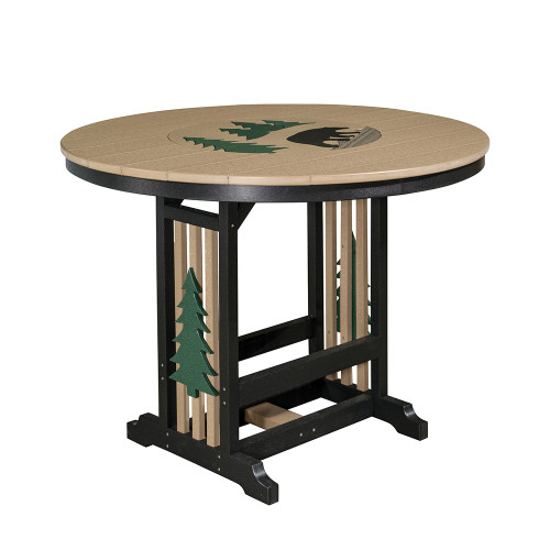 Artscapes Counter Table with Wildlife Inlay