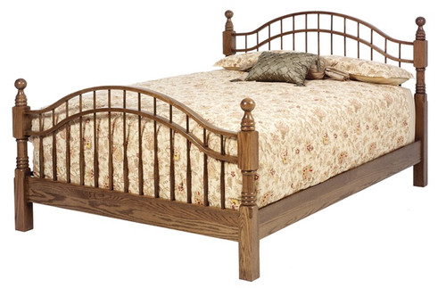 Sierra Classic Queen Size Double Bow Bed