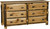 Rustic Hickory 6-Drawer Dresser