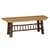 Rustic Hickory 48" Farm Bench