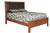 CWF501 Meridian Leather Panel Queen Bed