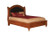CWF900 Duchess Sleigh Queen Bed with Leather Headboard