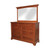 JL 101C Plymouth Cut-Out Base 62" Dresser with Dresser Mirror