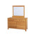 JL 2 Shaker 56" Dresser with Jewelry Drawer Mirror