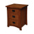 JL 519 Dutch County Mission 21" 3-Drawer Nightstand