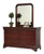 Louis Phillipe 66" Dresser with Dresser Mirror