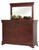 Louis Phillipe 66" High Dresser with High Dresser Mirror