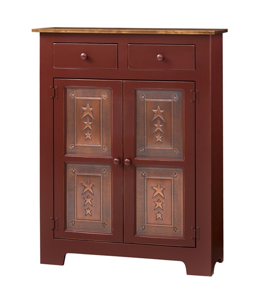 Poplar Double Pie Safe