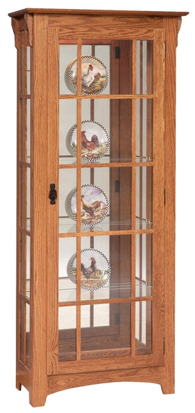 GO-2059 Mission Single Door With Mullions in Sides