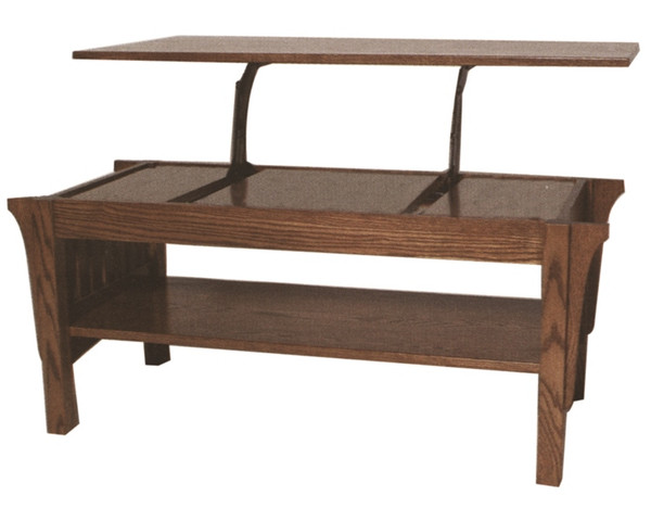 QF 1800LCT Mission "Lift Top" Coffee Table