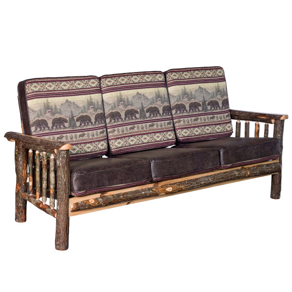 Rustic Hickory Sofa