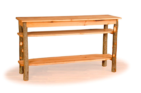 Rustic Hickory Sofa TV Stand