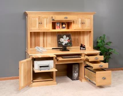 GO-3197 Computer Desk, Traditional, w/ Extra-Large Door