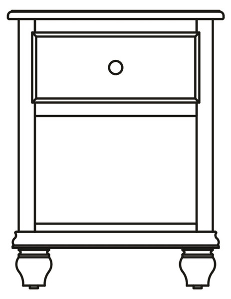 Bridgeport Nightstand Whispering Pines Furniture