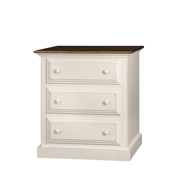 Poplar 3-Drawer Chest of Drawers