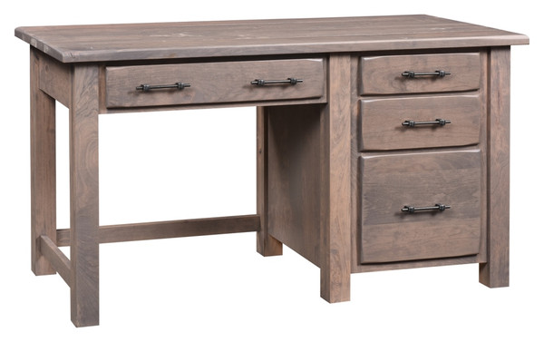 BF-2454 Barn Floor Single Pedestal Desk