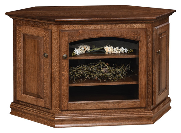 AO-55731-C Traditional Corner TV Stand