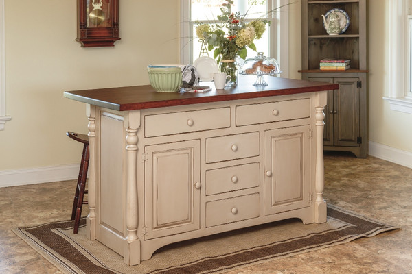 J-84A Maple Kitchen Island