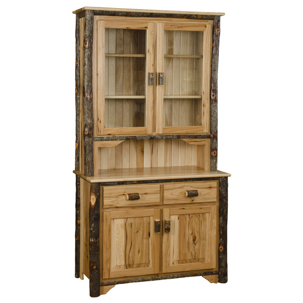 Rustic Hickory 2-Door Hutch