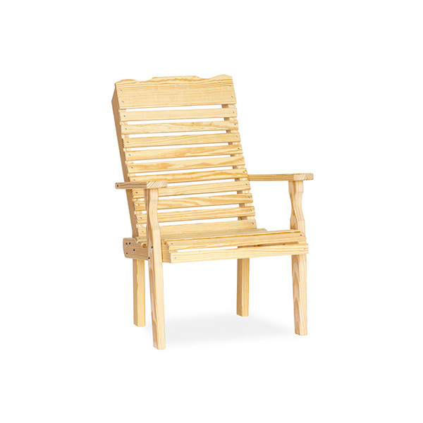 Curve Back Wood Chair