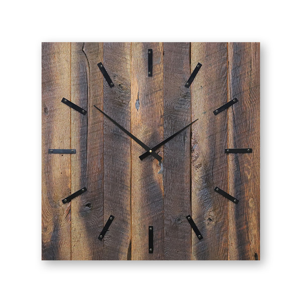 David Aaron Wall Clock - Barnwood