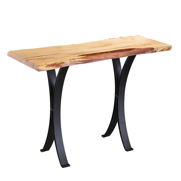 Live Edge Wormy Maple Sofa Table