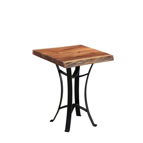 Live Edge Walnut End Table