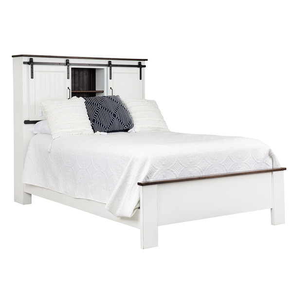 Poplar Barn Door Bed