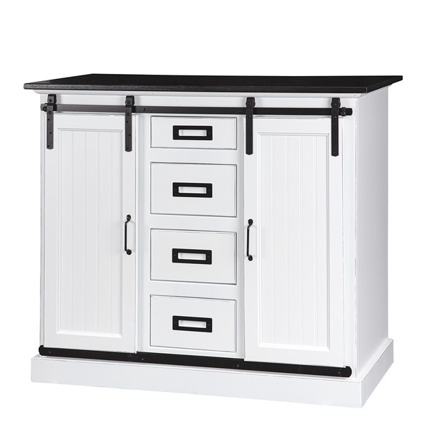 Poplar Barn Door Dresser/Server - Small
