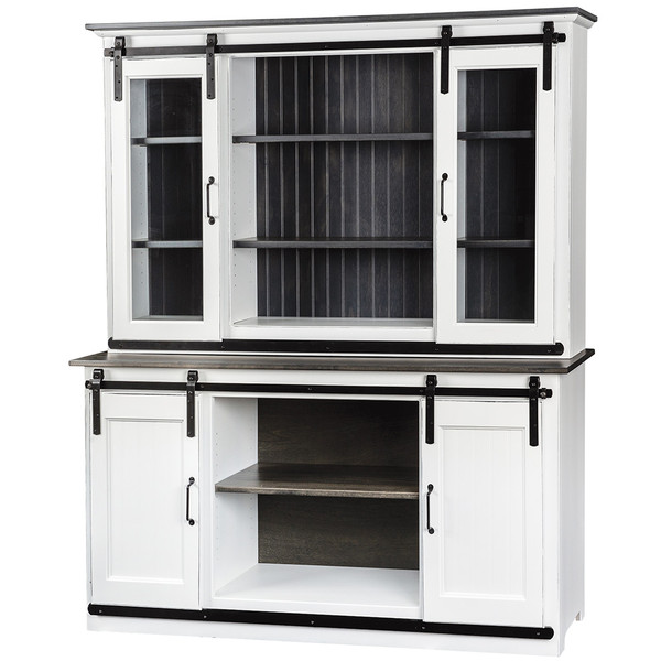 Poplar Barn Door Hutch