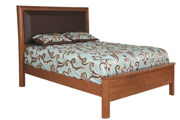 CWF501 Meridian Leather Panel Queen Bed