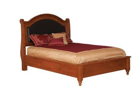 CWF900 Duchess Sleigh Queen Bed with Leather Headboard