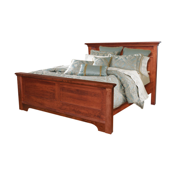 JL 107C Plymouth Cut-Out Base Queen Size Bed