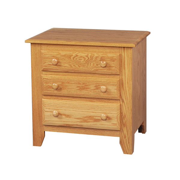JL 15 Shaker 27" 3-Drawer Nightstand