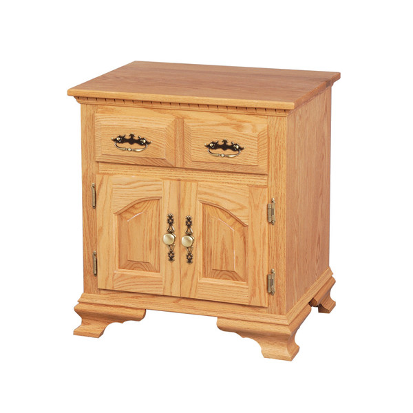 JL 25 Heirloom 2 Drawer, 2 Door Nightstand