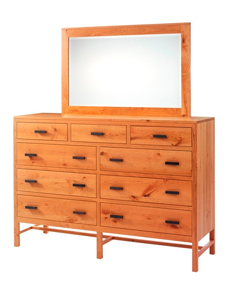 Lynnwood 66" High Dresser with High Dresser Mirror