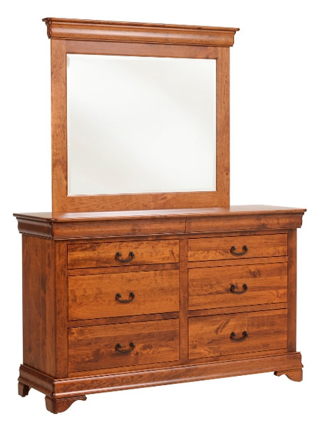 Versailles 62" Low Dresser with Low Dresser Mirror