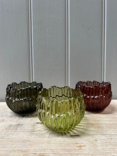 Glass Tealight Holder - Sold in 12's - 30p each
