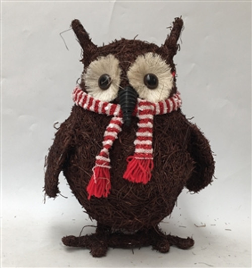 Brushwood Christmas Owl Decoration 28cm